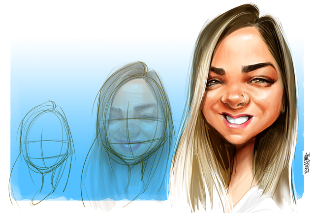 Studio caricatures and illustrations in Alberta