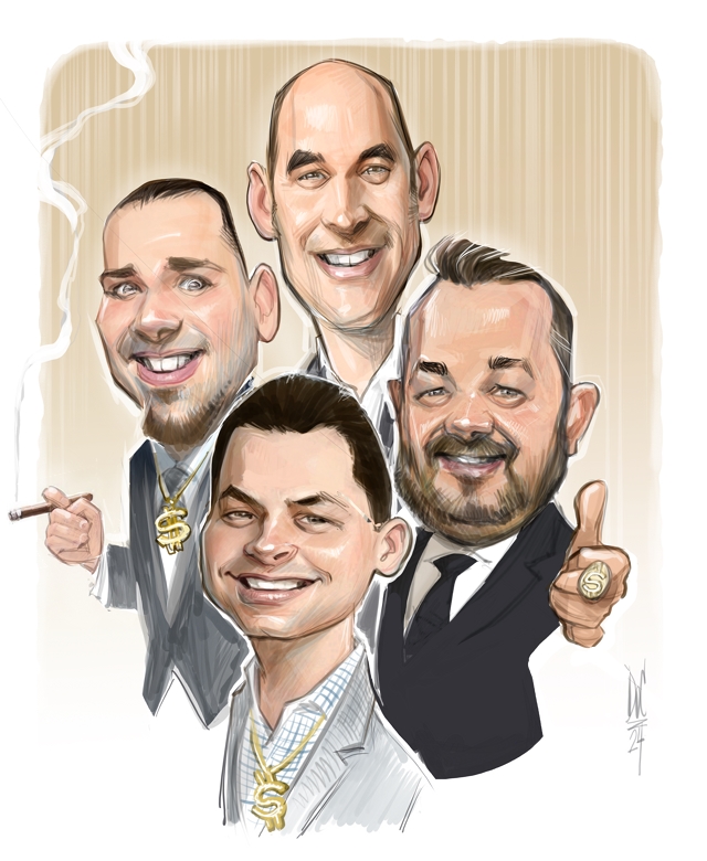 Studio caricatures and illustrations in Alberta