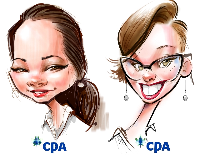 Studio caricatures and illustrations in Alberta