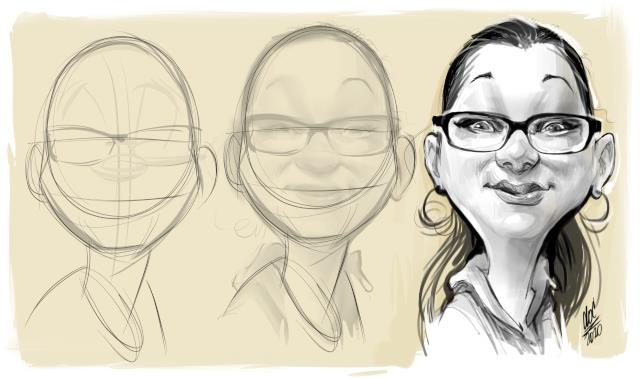 Studio caricatures and illustrations in Alberta