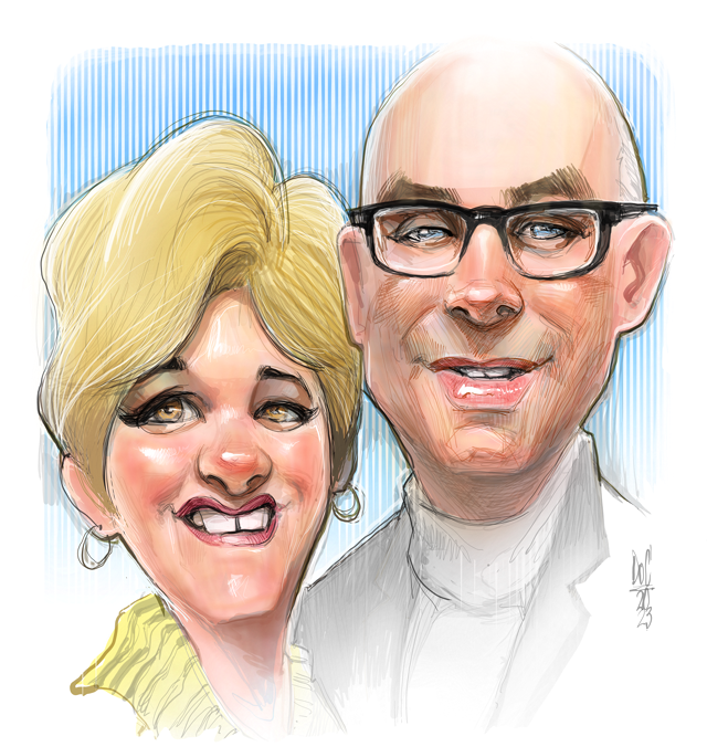 Studio caricatures and illustrations in Alberta