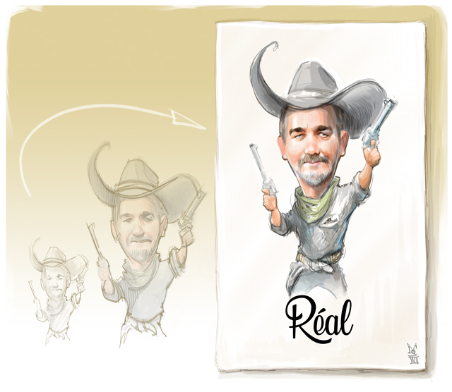 Studio caricatures and illustrations in Alberta
