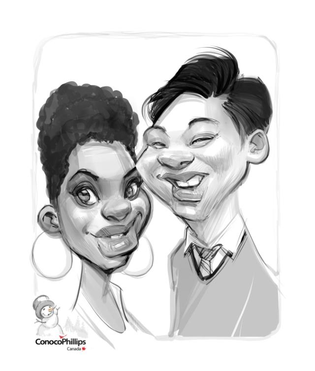 Studio caricatures and illustrations in Alberta