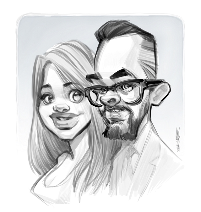 Studio caricatures and illustrations in Alberta