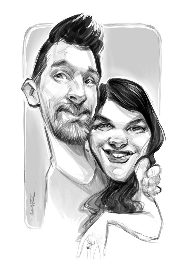 Studio caricatures and illustrations in Alberta