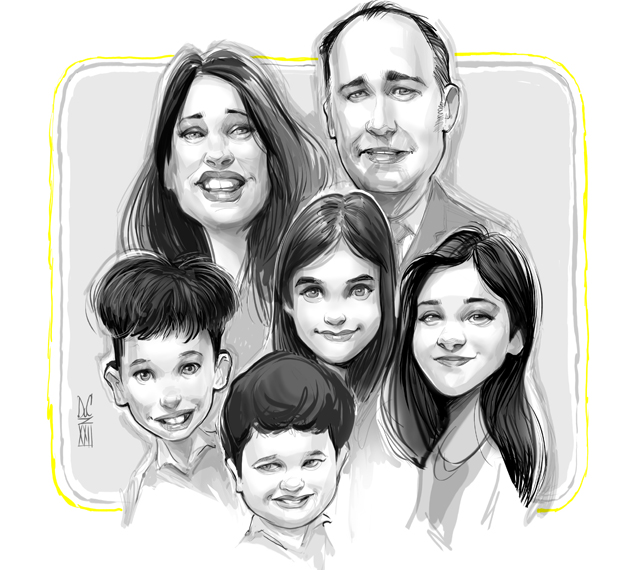 Studio caricatures and illustrations in Alberta