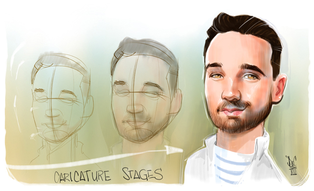 Studio caricatures and illustrations in Alberta