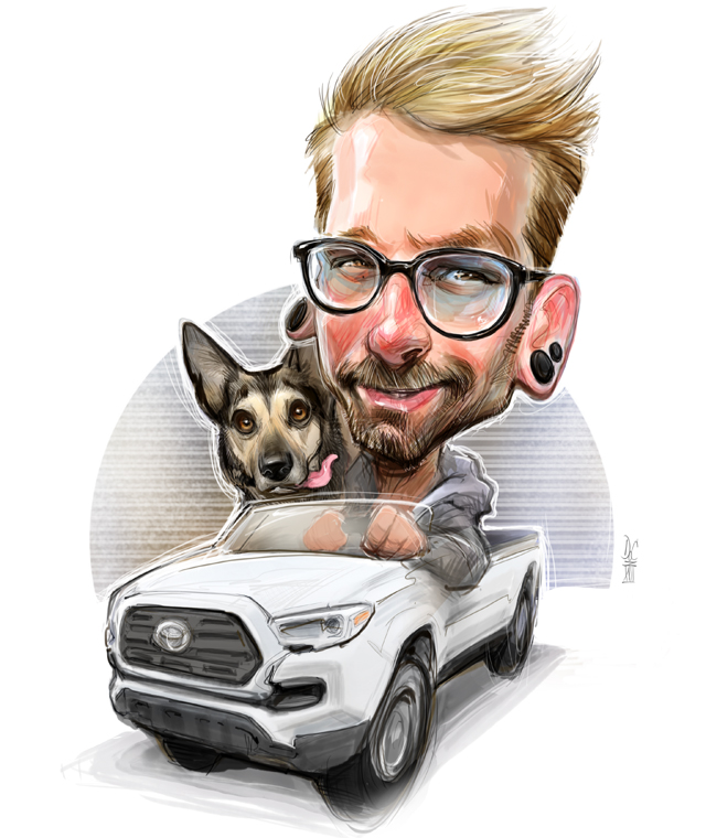 Studio caricatures and illustrations in Alberta