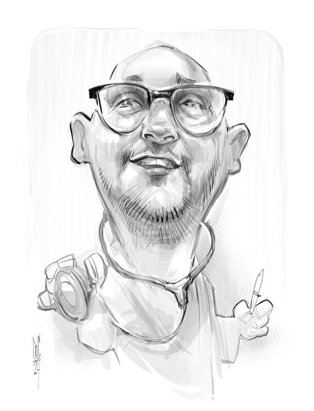 Studio caricatures and illustrations in Alberta