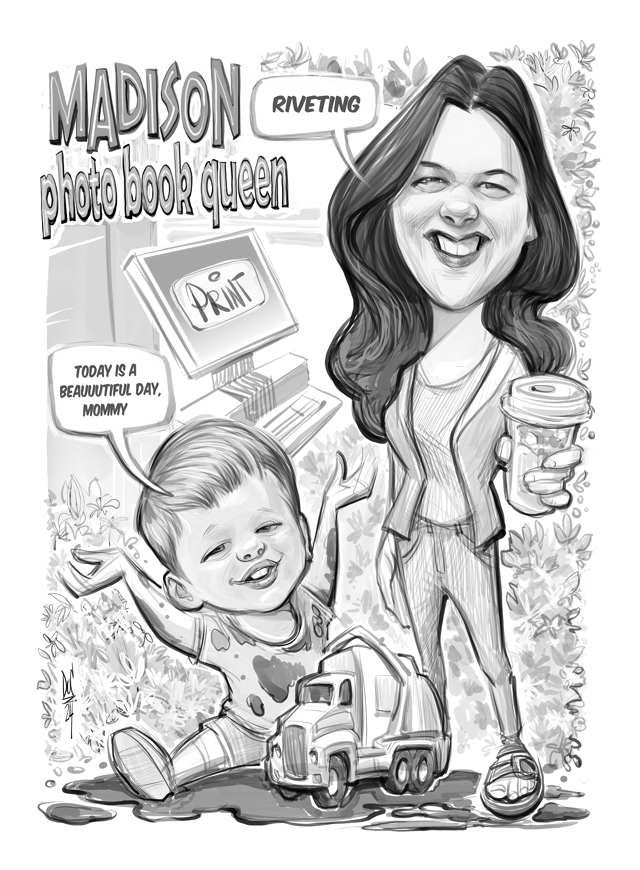 Studio caricatures and illustrations in Alberta