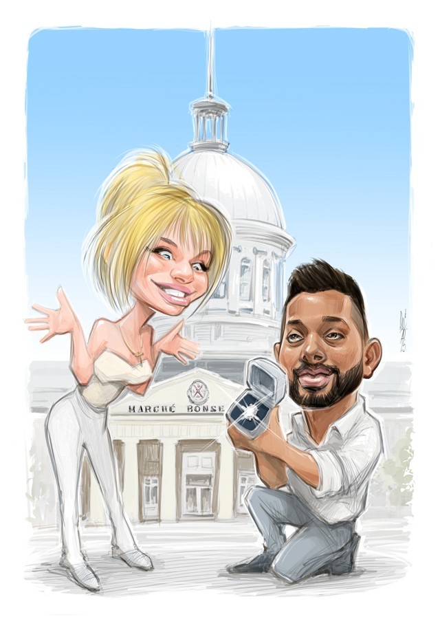 Studio caricatures and illustrations in Alberta