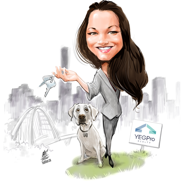 Studio caricatures and illustrations in Alberta