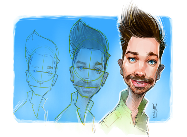 Studio caricatures and illustrations in Alberta