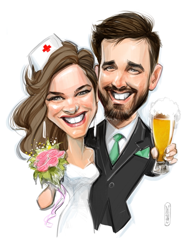 Studio caricatures and illustrations in Alberta