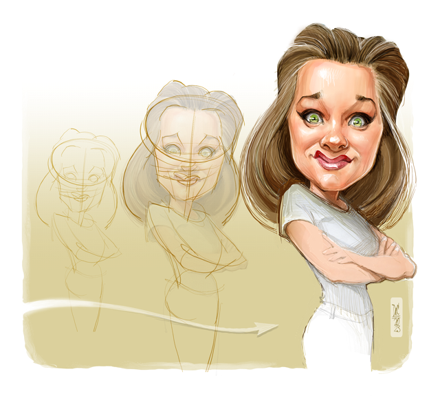 Studio caricatures and illustrations in Alberta