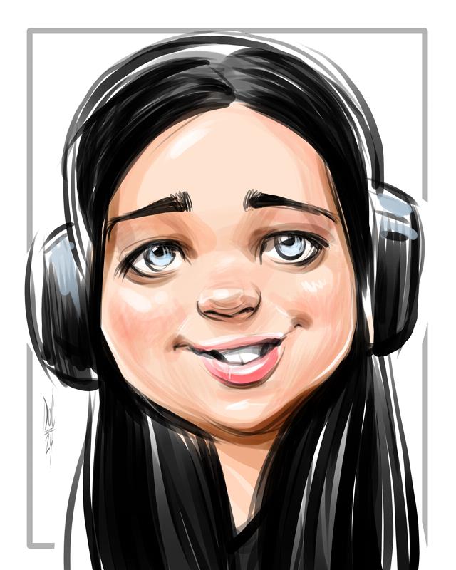 live party caricatures in Alberta