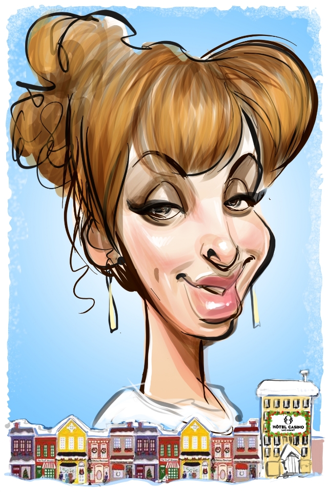 live party caricatures in Alberta
