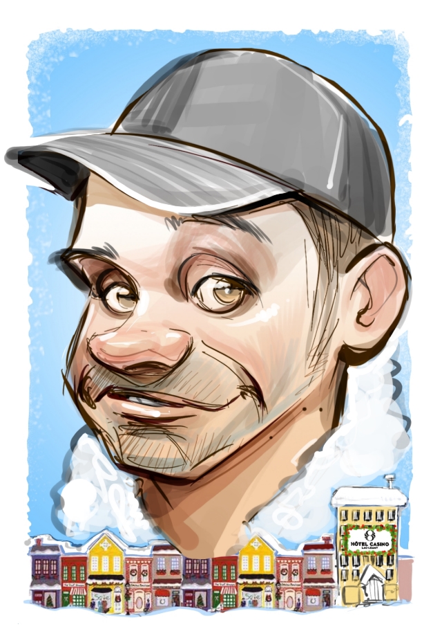live party caricatures in Alberta