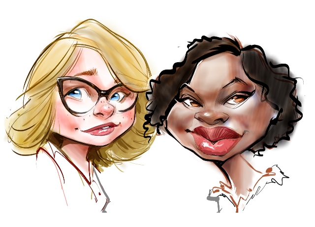 live party caricatures in Alberta
