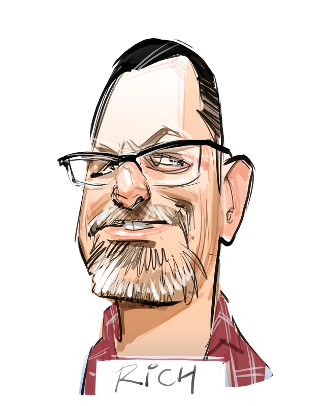 live party caricatures in Alberta