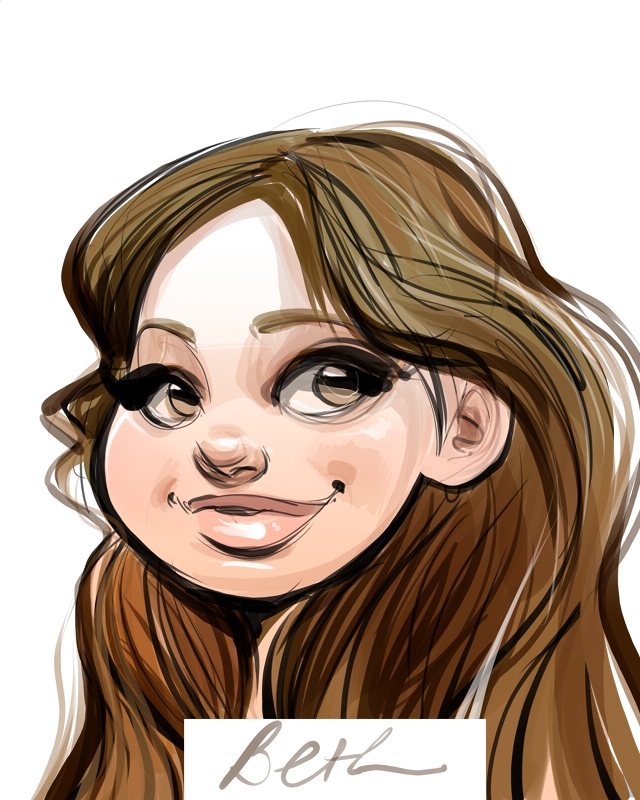 live party caricatures in Alberta