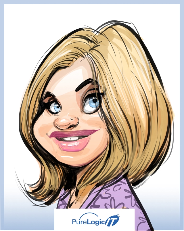 live party caricatures in Alberta