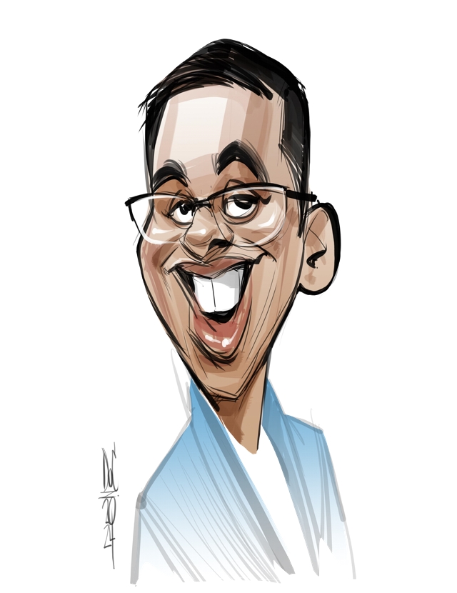 live party caricatures in Alberta
