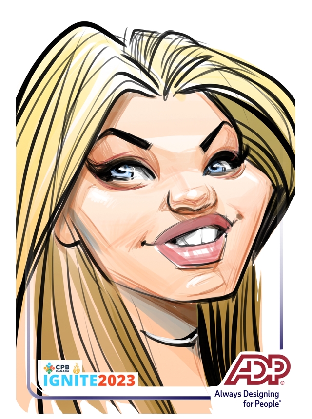 live party caricatures in Alberta