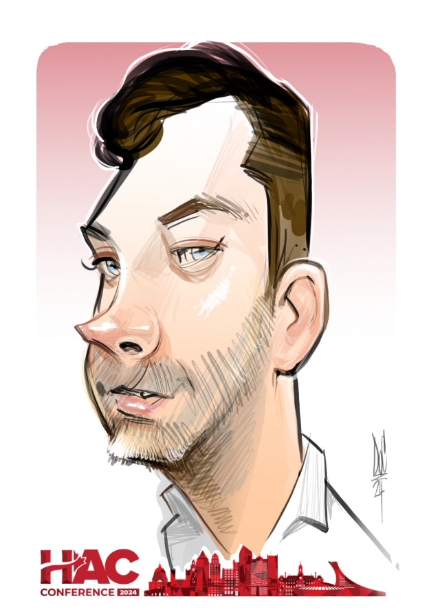 live party caricatures in Alberta