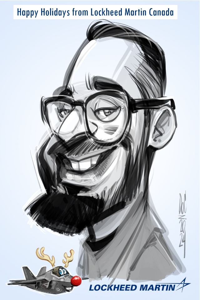 live party caricatures in Alberta