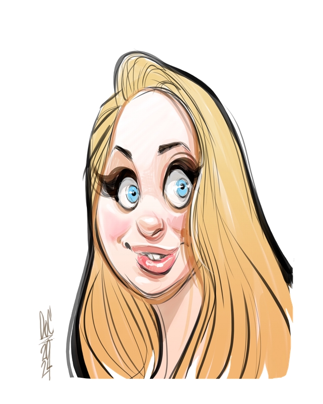 live party caricatures in Alberta