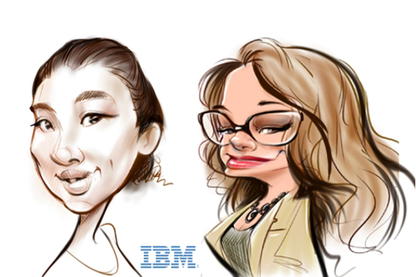 live party caricatures in Alberta