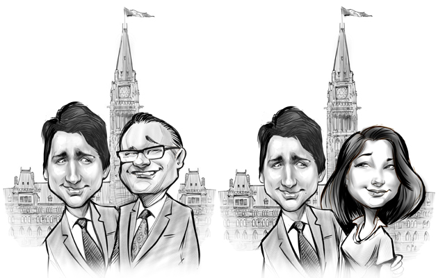 live party caricatures in Alberta