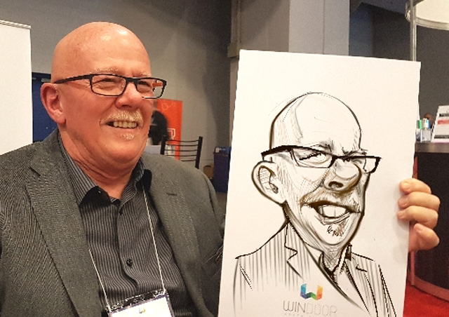 live party caricatures in Alberta
