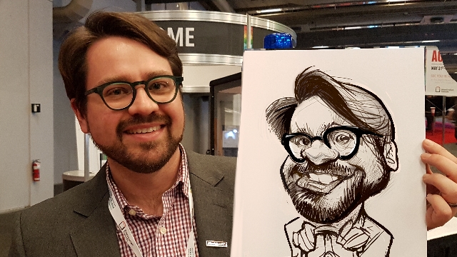 live party caricatures in Alberta